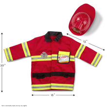 Load image into Gallery viewer, Fire Chief Role Play Costume Set