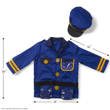 Load image into Gallery viewer, Police Officer Role Play Costume Set