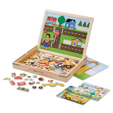 Load image into Gallery viewer, Wooden Magnetic Matching Picture Game/ Ages 3+