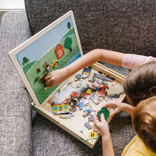 Load image into Gallery viewer, Wooden Magnetic Matching Picture Game/ Ages 3+
