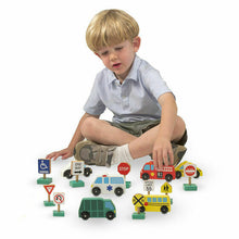 Load image into Gallery viewer, Wooden Vehicles and Traffic Signs  3+
