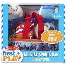 Load image into Gallery viewer, Sports Bag Fill and Spill Baby and Toddler Toy  6m+
